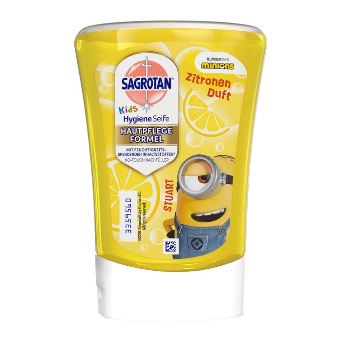 SAGROTAN® NO TOUCH Kids Minions Flüssigseife Nachfüllpackung 250,0 ml, 1 St.