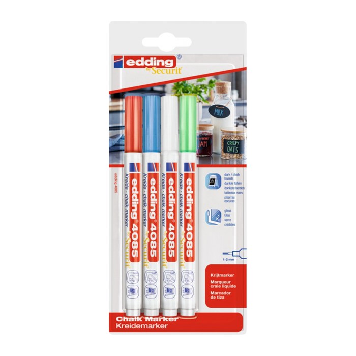edding 4085 basic Kreidemarker farbsortiert 1,0 - 2,0 mm, 1 St.