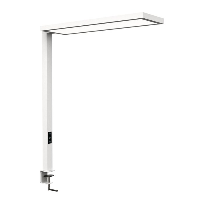 MAUL MAULsenja LED Schreibtischlampe weiß mit Tischklemme