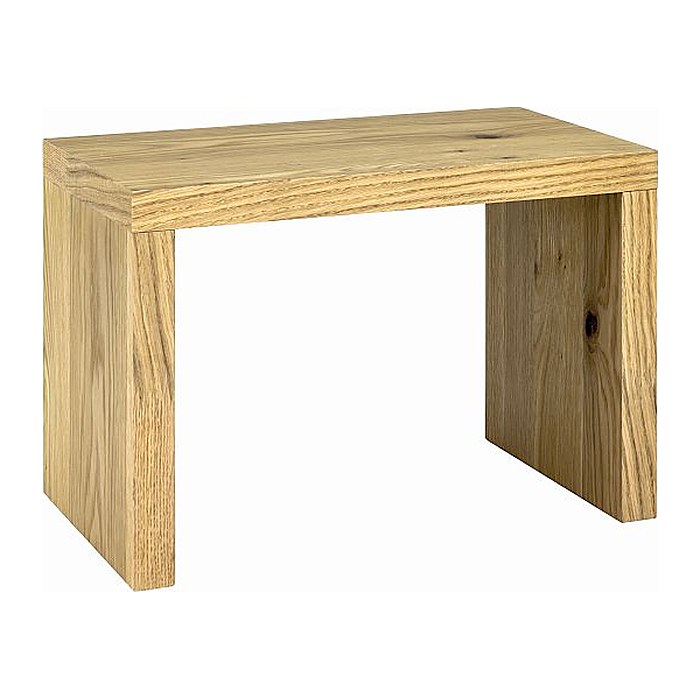HAKU Möbel Beistelltisch rechteckig Holz eiche 50,0 x 30,0 x 35,0 cm, 1 St.