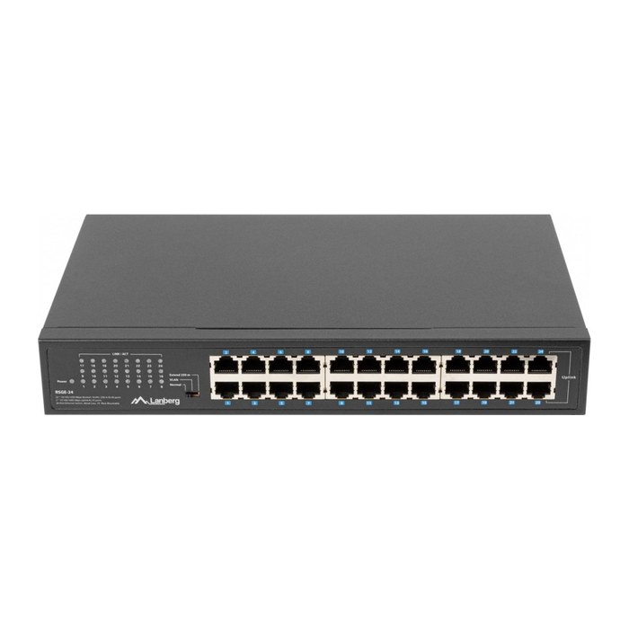 LANBERG Switch RSGE 24-Port 1Gb unmanaged Gigab.Ethern. 19"