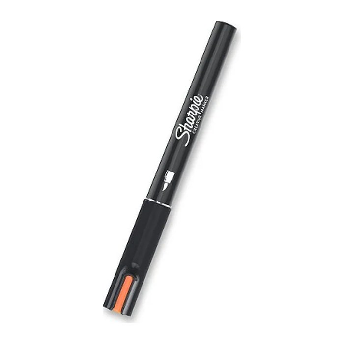 Sharpie Kreativmarker Pinselspitze Acryl orange