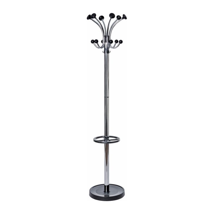 MAUL Kleiderständer MAULnebula 9407796 silber Metall 20 Haken 38,0 x 175,0 cm, 1 St.