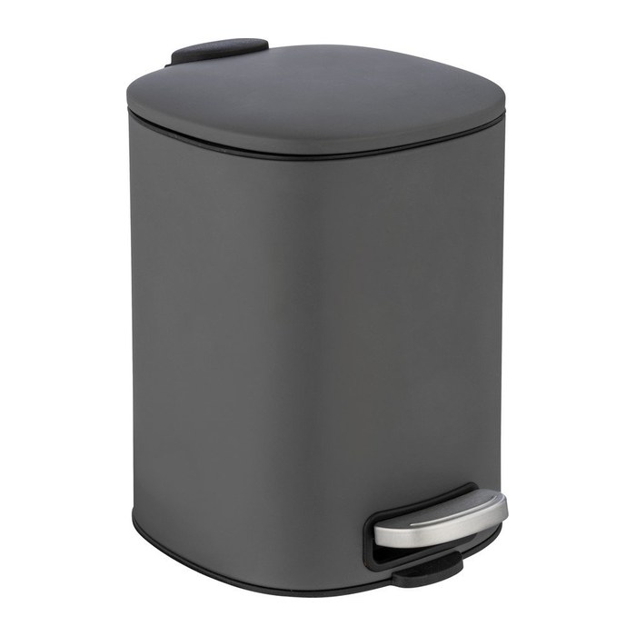 WENKO Alassio Kosmetikeimer 5,0 l grau, 1 St.