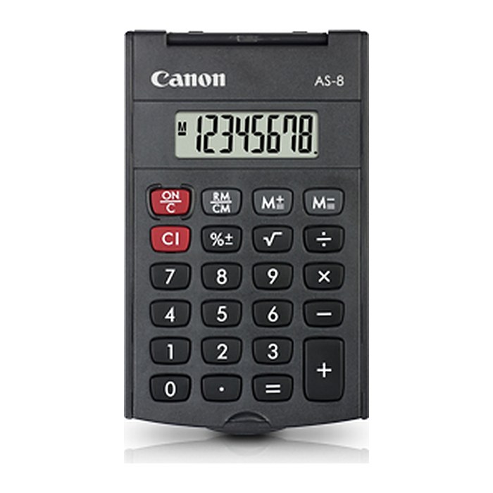 Canon AS-8 Taschenrechner schwarz