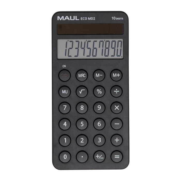 MAUL ECO MD 2 Taschenrechner schwarz