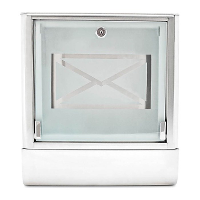 relaxdays Briefkasten 10018515_0 silber