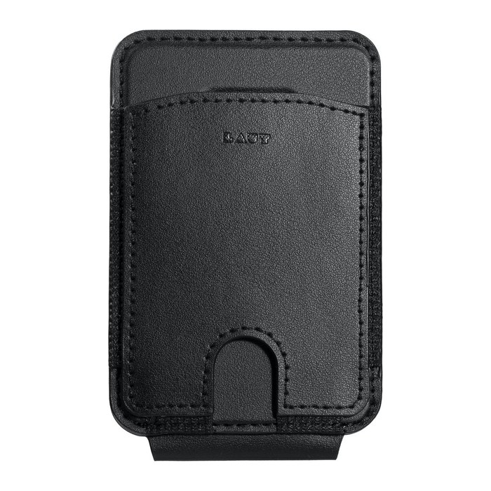 LAUT MAGADD Card Wallet Black MagSafe with stand function