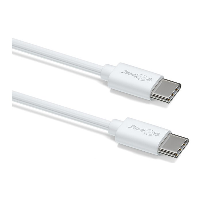 goobay USB C 2.0 Kabel 2,0 m weiß, 1 St.