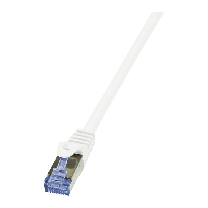 Logilink Patchkabel mit Cat7-Rohk. Primel. S/FTP weiß 0,25m