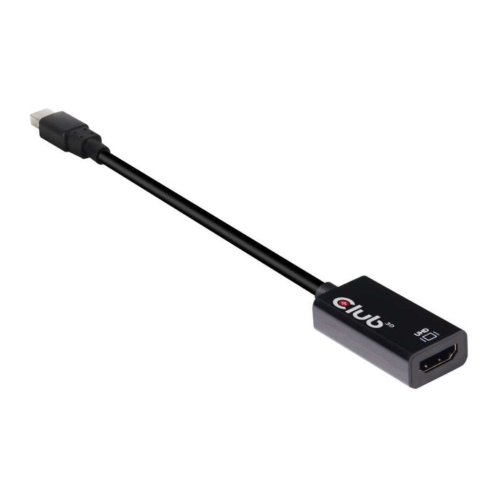 Club3D Adapter MiniDisplayPort > HDMI 2.0b HDR 4K60Hz aktiv retail