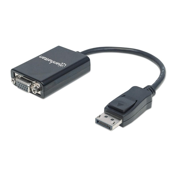 MANHATTAN DisplayPort Adapter St/Bu DP->HD15, schwarz