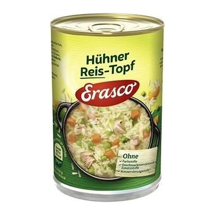 Erasco Hühner Reis-Topf 400,0 g, 1 St.