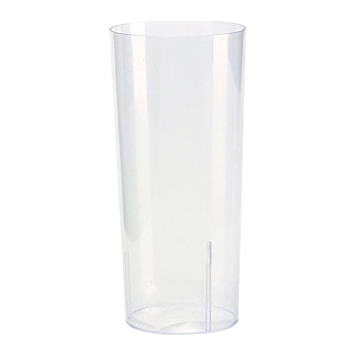 STARPAK Mehrweg-Trinkbecher Gläser für Longdrinks transparent 0,3 l, 10 St.