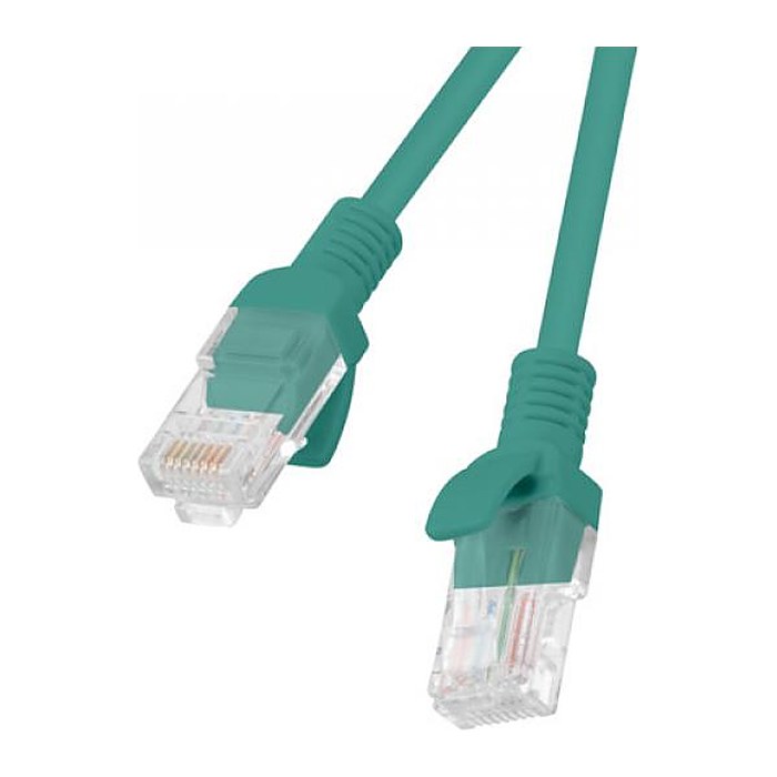 LANBERG Patchkabel CAT.6 UTP 0,5m Fluke Zertifikat gn
