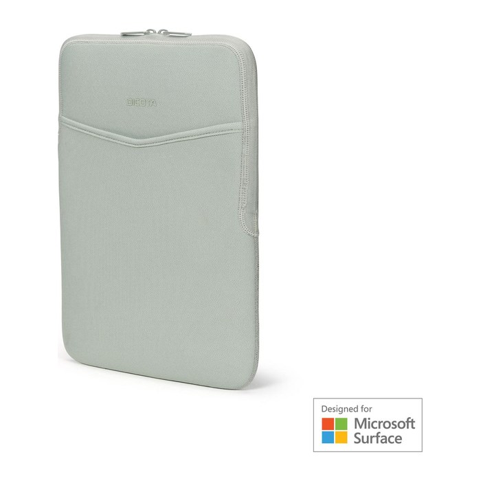 DICOTA Laptophülle Eco SLIM M für Microsoft Surface Kunstfaser silber bis 34,2 cm (13,5 Zoll)