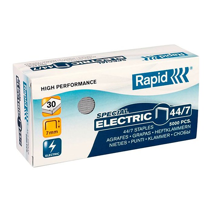 Rapid Heftklammern Strong Electric 44/7, 5.000 St.