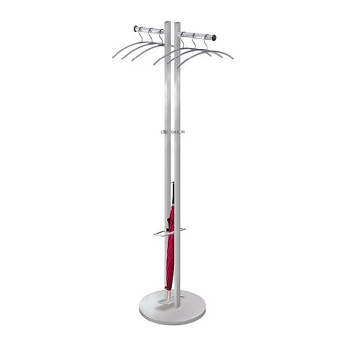 Kerkmann Kleiderständer Master 30606714 silber Metall 6 Haken 39,0 x 167,0 cm, 1 St.