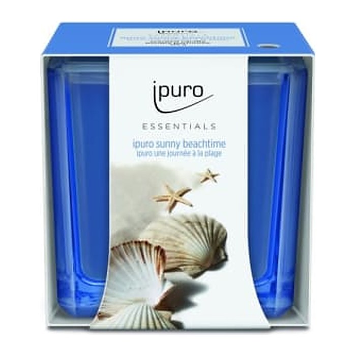 ipuro Duftkerze Sunny Beachtime blau Sunny Beach, 1 St.
