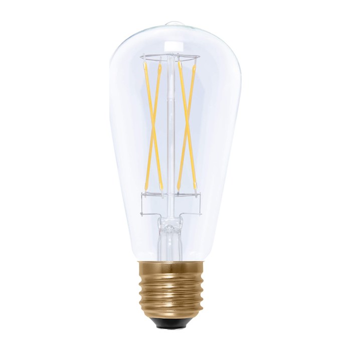 SEGULA LED Rustika Long Style klar E27 5W 2200K dimmbar