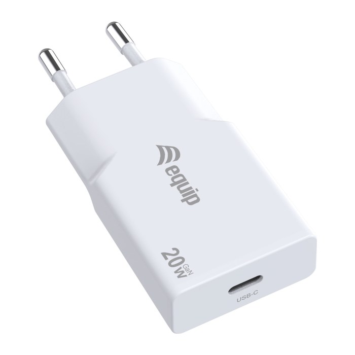 Equip Ladegerät 1Port USB-C PD3.0 GaN Slim 20W ÜSS ws