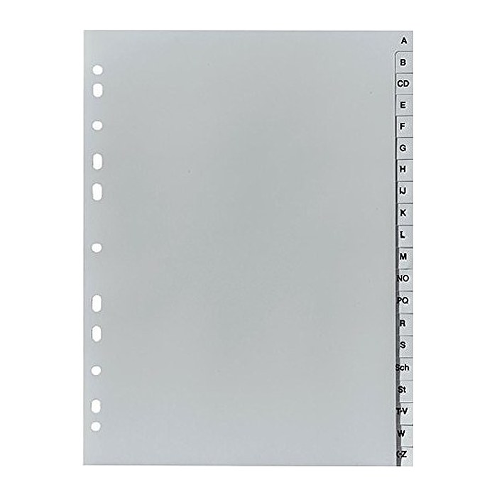 Herlitz Register 20tlg A4 PP A-Z A4