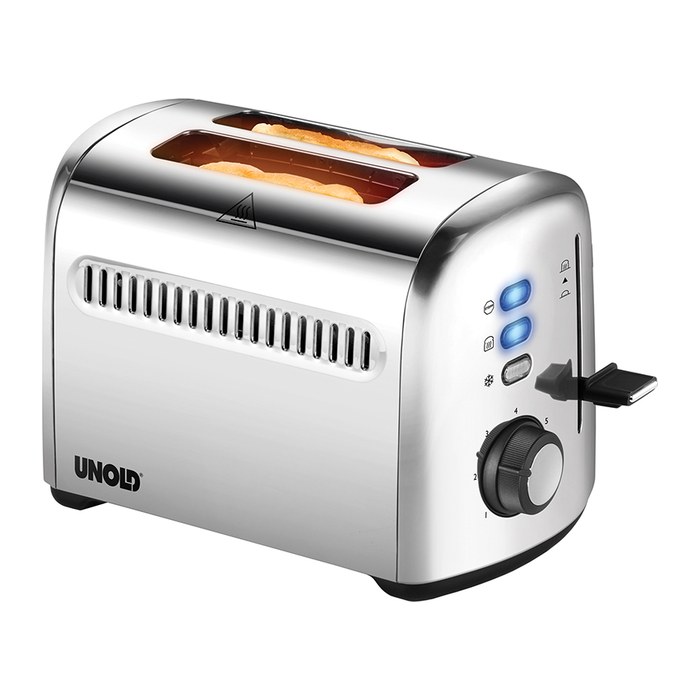 UNOLD 2er Retro Toaster silber