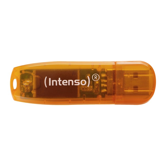 Intenso USB-Stick Rainbow Line orange 64 GB, 1 St.