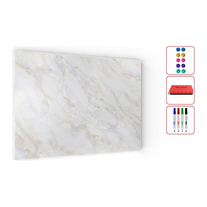 ALLboards Magnettafel 60,0 x 40,0 cm Marmor