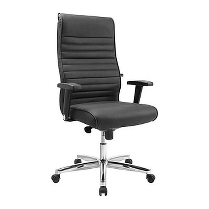Topstar Chefsessel PRIME TIME 100, PT19TA80 Leder schwarz, Gestell chrom
