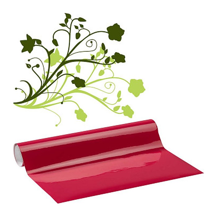 plottiX Vinylfolie permanent pink 31,5 cm x 1,0 m, 1 Rolle