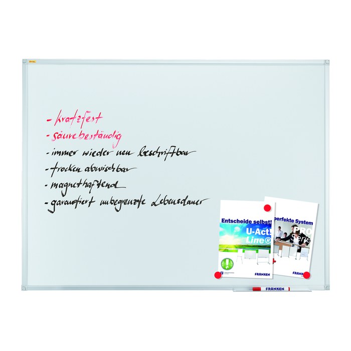 FRANKEN Whiteboard X-tra!Line SC3205 180,0 x 120,0 cm weiß emaillierter Stahl