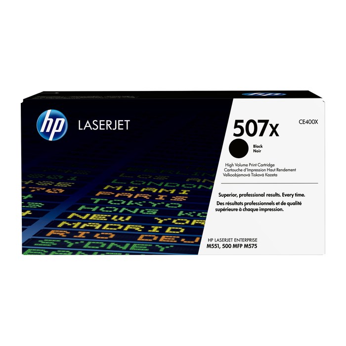 HP 507X (CE400X) schwarz Tonerkartusche