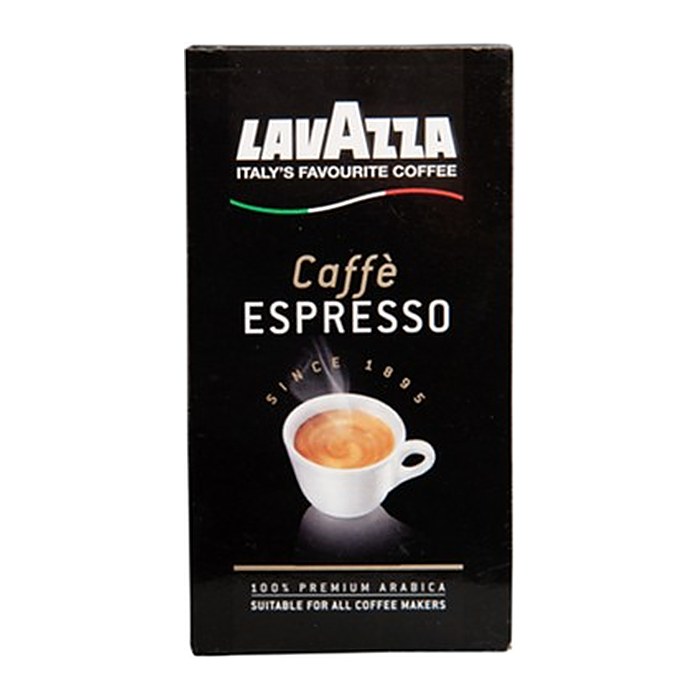 LAVAZZA Caffè ESPRESSO Kaffee, gemahlen, Arabicabohnen kräftig, 250 g