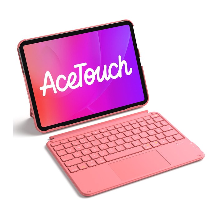 inateck Keyboard Ace Touch iPad 11"/Air 4-5 Com. QWERTZ rot
