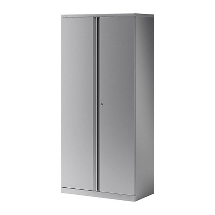 BISLEY Stahlschrank Essentials YECB09194S355 silber 4 Fachböden 91,4 x 47,0 x 197,0 cm, aufgebaut, 1 St.