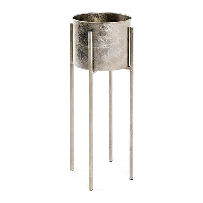 HAKU Möbel Pflanzenständer Dona 1 Metall, Ø 27,0 cm bronze rund, 4 St.