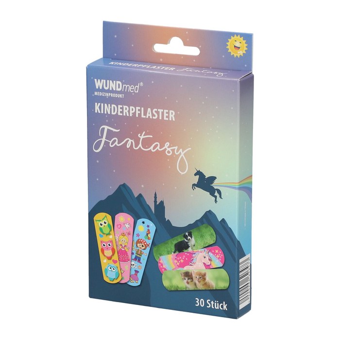 WUNDmed® Pflaster Fantasy 03-014 bunt 1,9 x 6,3 cm, 30 St.