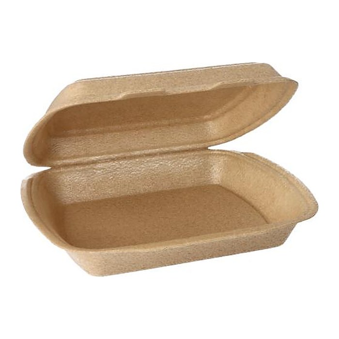 STARPAK Einweg-Menüschalen beige 22,0 x 28,5 cm, 50 St.