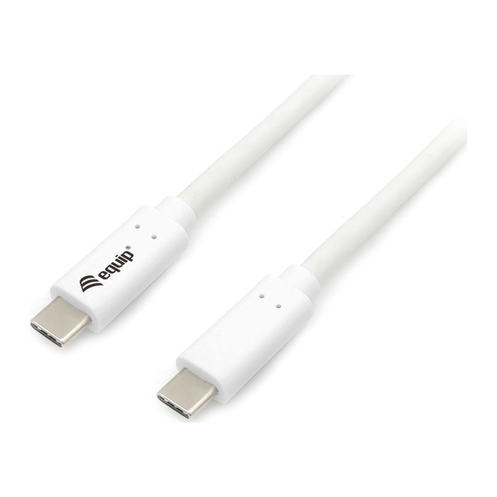 Equip Kabel USB-C3.2->C Gen1 PD60W St/St 0.50m weiß