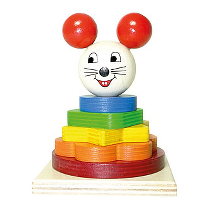 HESS Stapelturm Maus Lernspielzeug, 1 St.
