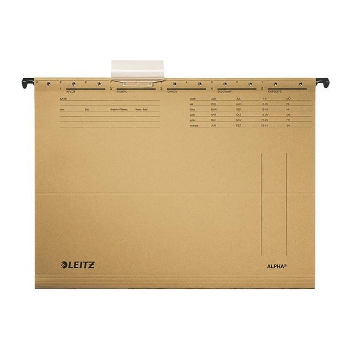 LEITZ Hängemappen ALPHA® 1915 naturbraun, 25 St.
