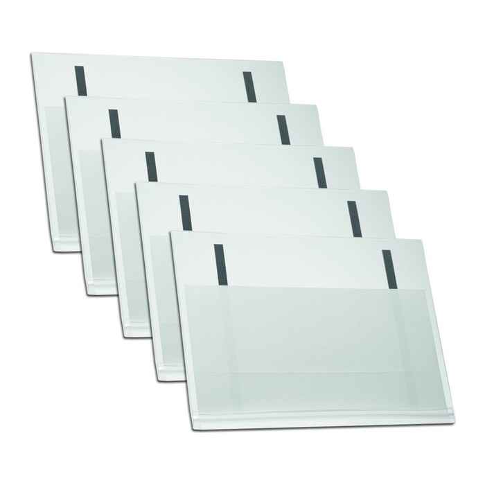 DURABLE Magnettaschen transparent A3, 5 St.