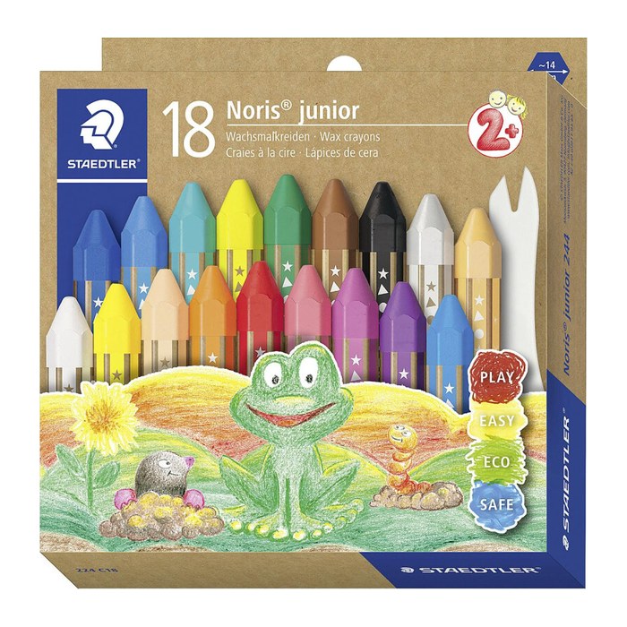 STAEDTLER Wachsmalkreide Noris junior 18er-Set retail