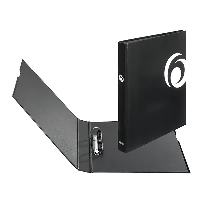 herlitz maX.file Fresh Color Ringbuch 2-Ringe schwarz 3,5 cm DIN A4, 1 St.