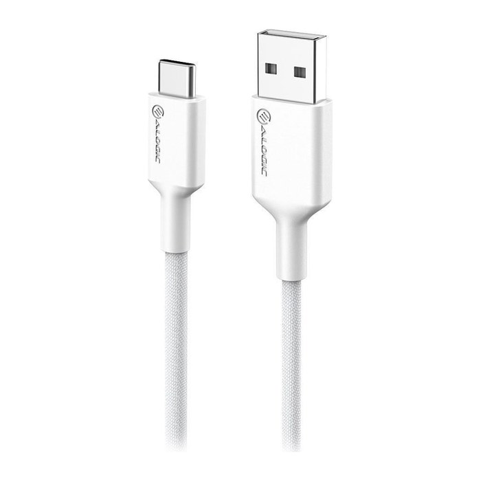 Alogic USB 2.0 Anschlusskabel Typ C -A M/M 1m, wei