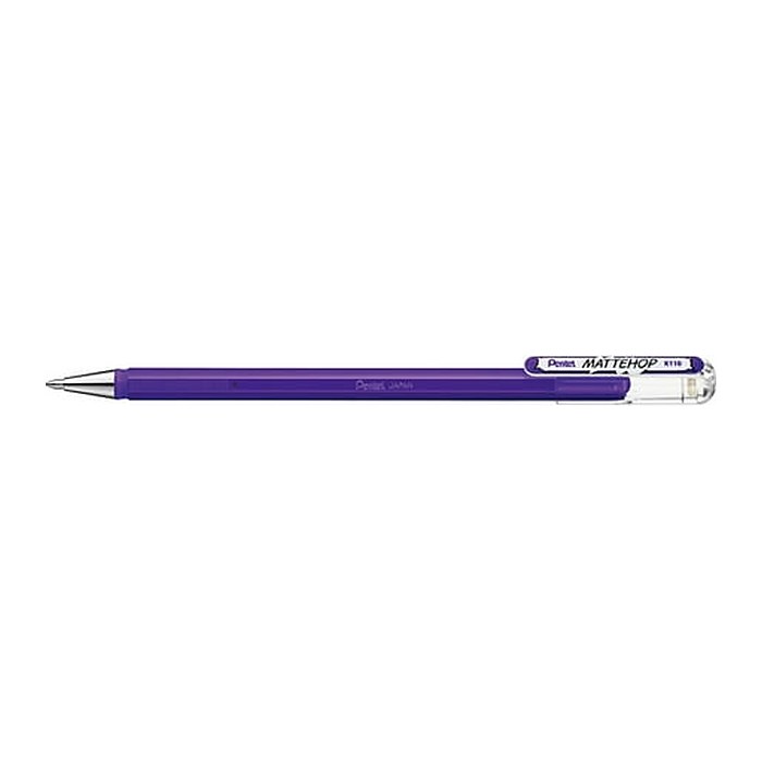 Pentel Mattehop Gelschreiber violett 0,5 mm, Schreibfarbe: lila, 1 St.
