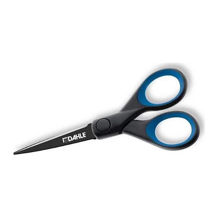 DAHLE Papierschere OFFICE TITANIUM schwarz-blau 13,0 cm