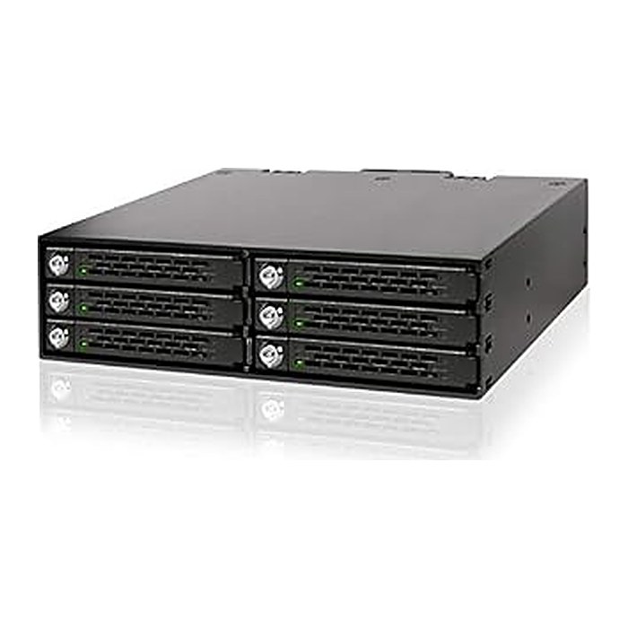 Backplane IcyDock 6x6,3cm SATAI-III in 1x5,25"SSD bis9,5 KEY