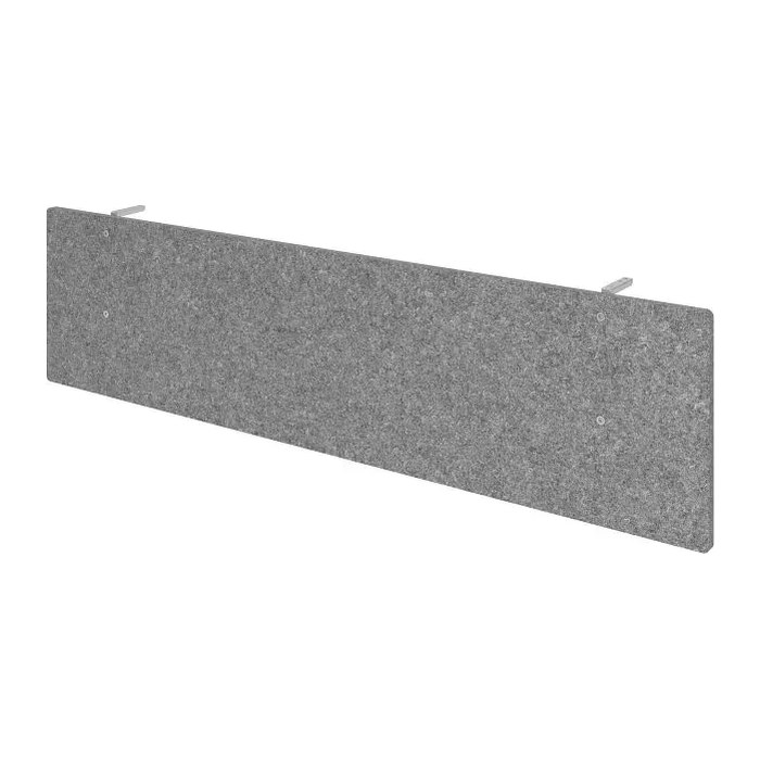 HAMMERBACHER Sichtblende grau 199,5 x 50,0 cm